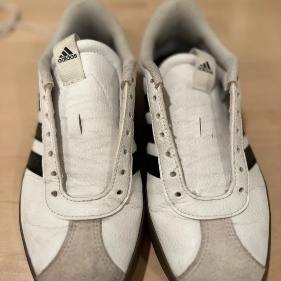 Adidas Womens VL court 3.0, White and Black Sneakers - Picture 4 of 12